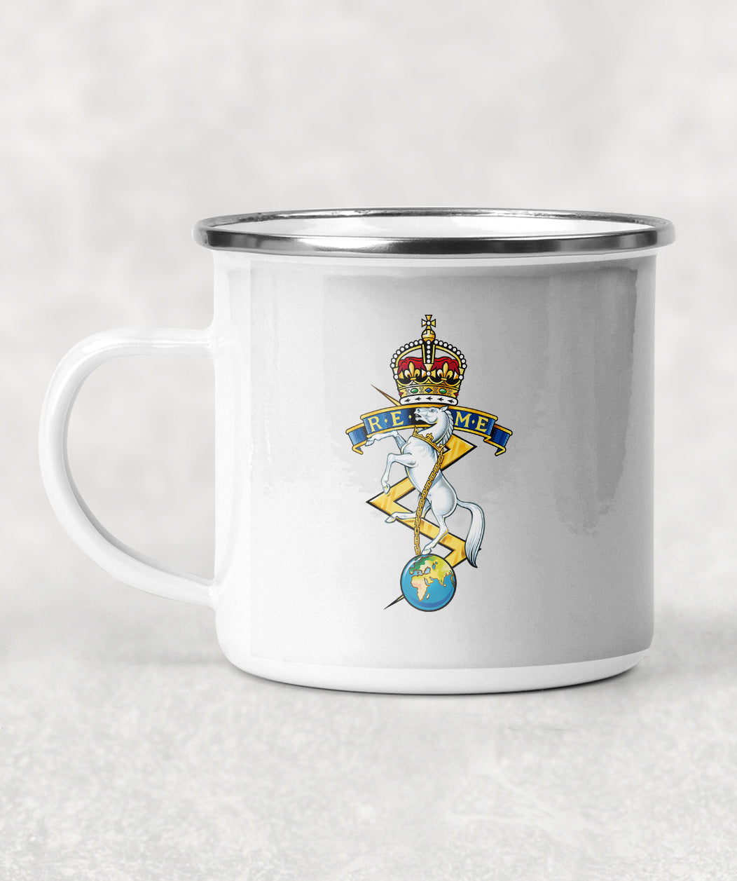 Royal Electrical Mechanical Engineers KC - Enamel Mug
