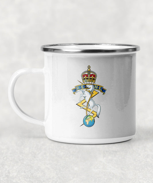 Royal Electrical Mechanical Engineers KC - Enamel Mug