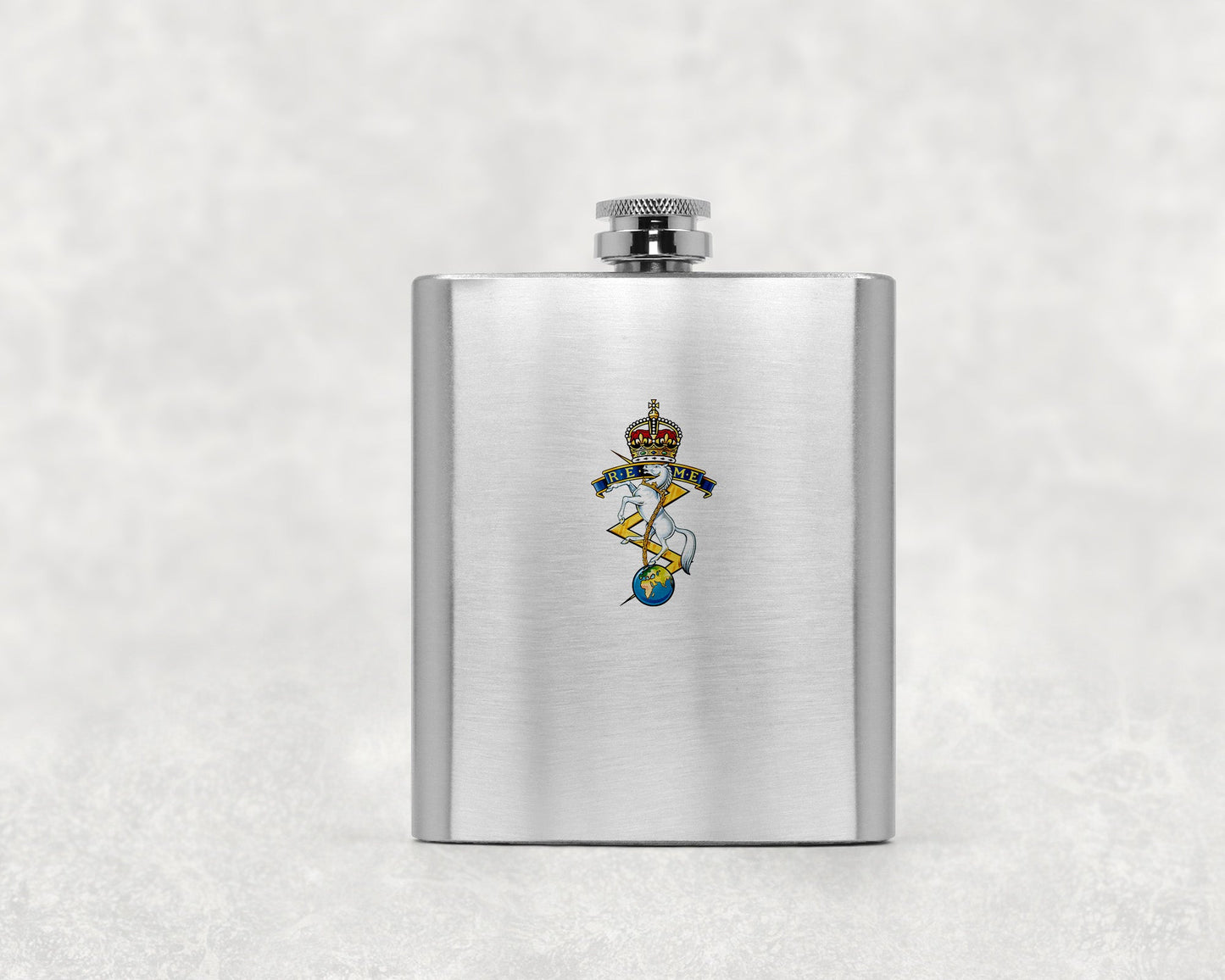 Royal Electrical Mechanical Engineers KC - Hip Flask