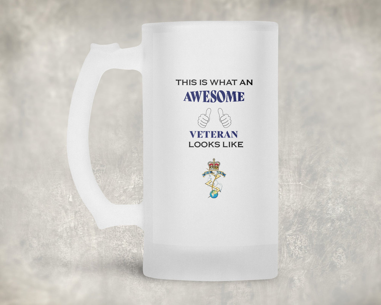 Royal Electrical and Mechanical EngineersÊ - Veteran - Frosted Stein