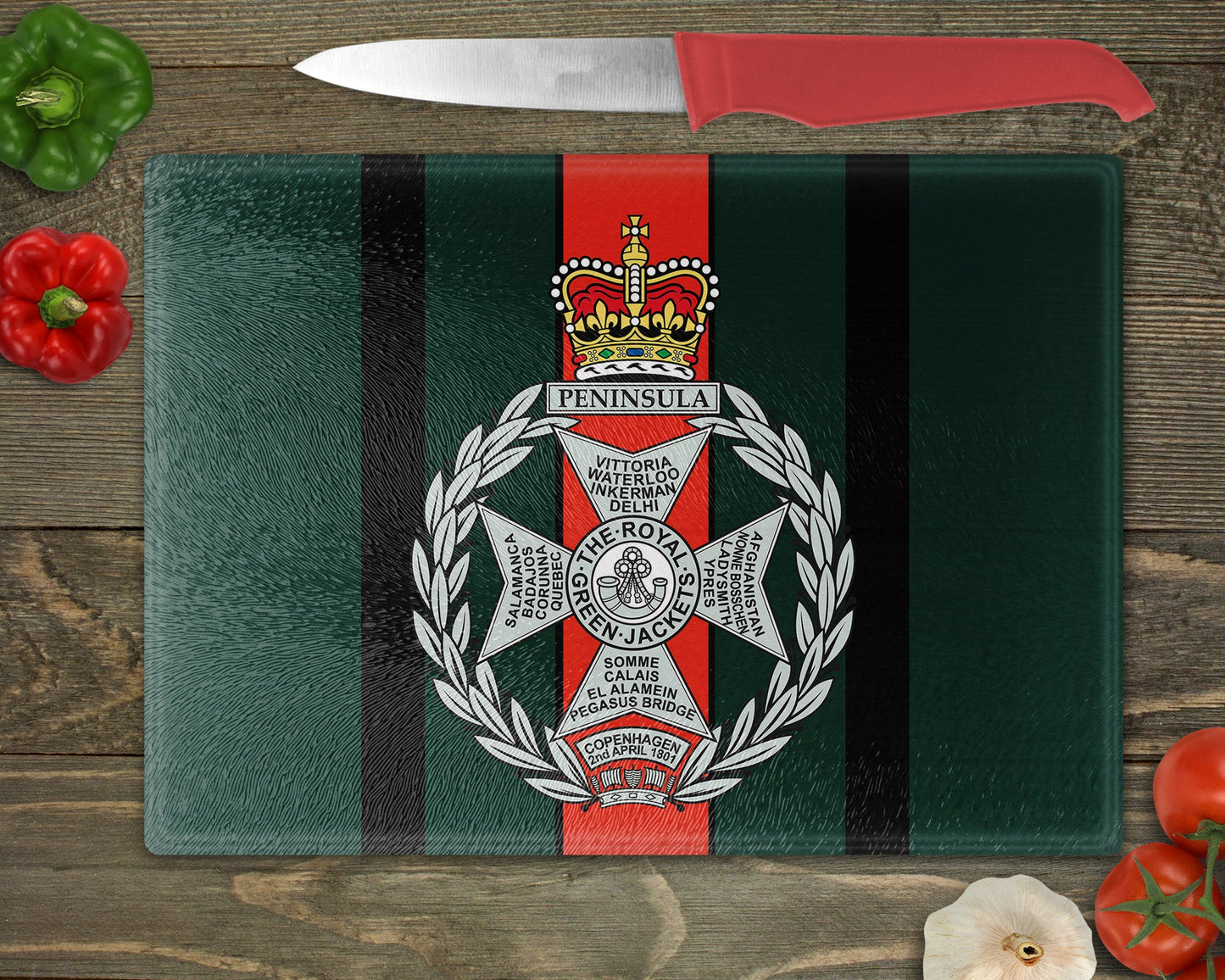 Royal Green Jackets - Cutting Board