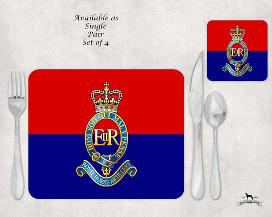 Royal Horse Artillery - Placemat &amp; Coaster Set