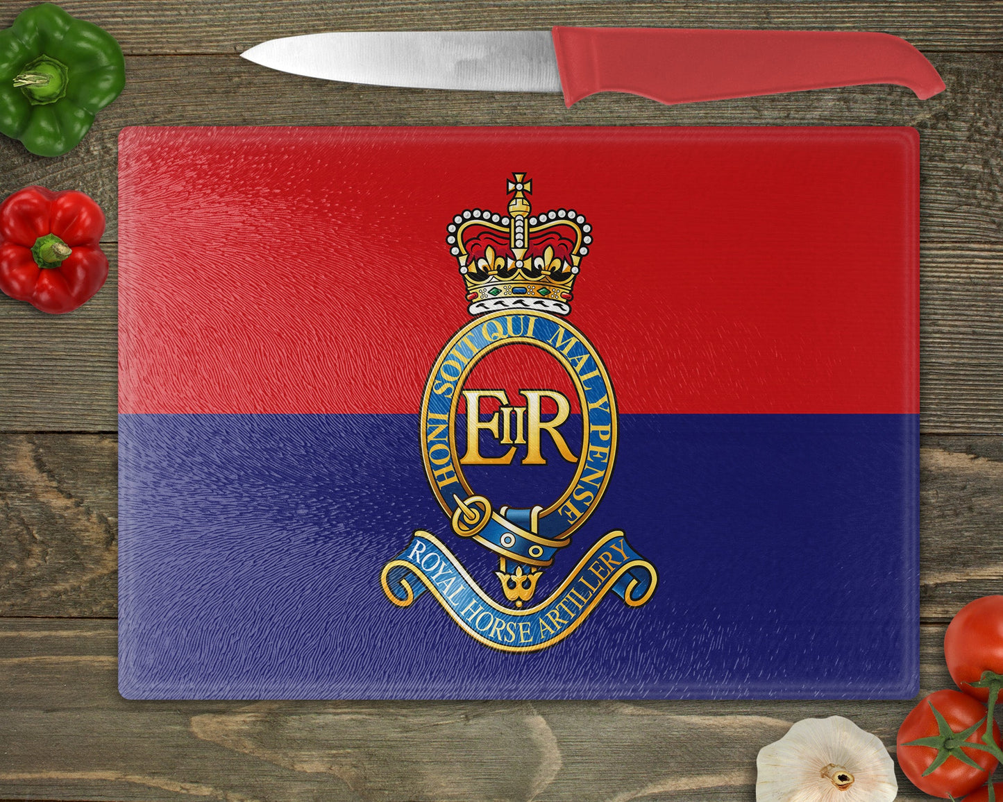 Royal Horse Artillery Cap Badge - Cutting Board