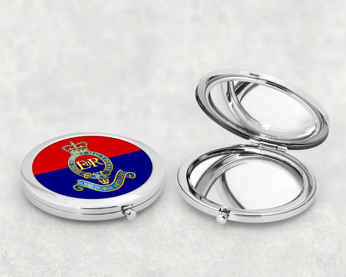 Royal Horse Artillery Cap Badge - Compact Mirror