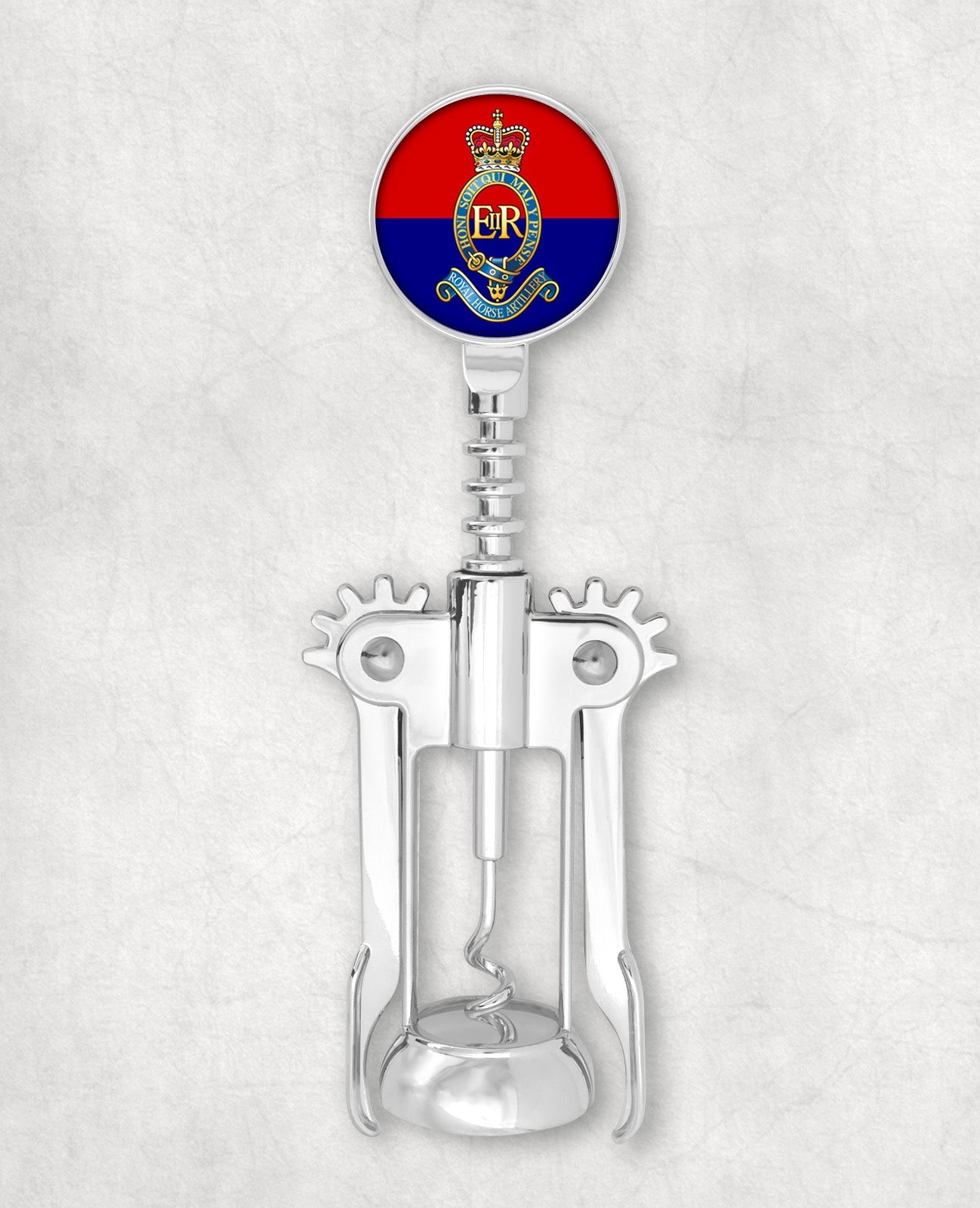Royal Horse Artillery Cap Badge - Corkscrew