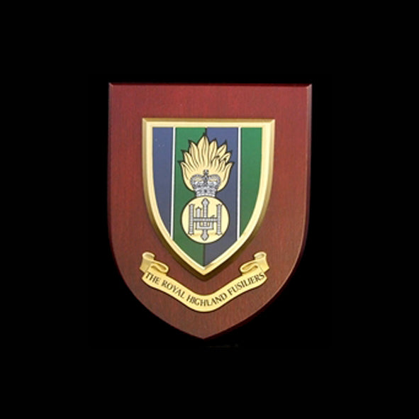 Royal Highland Fusiliers - Wall Shield Plaque | MOD Licensed Seller | Regimental