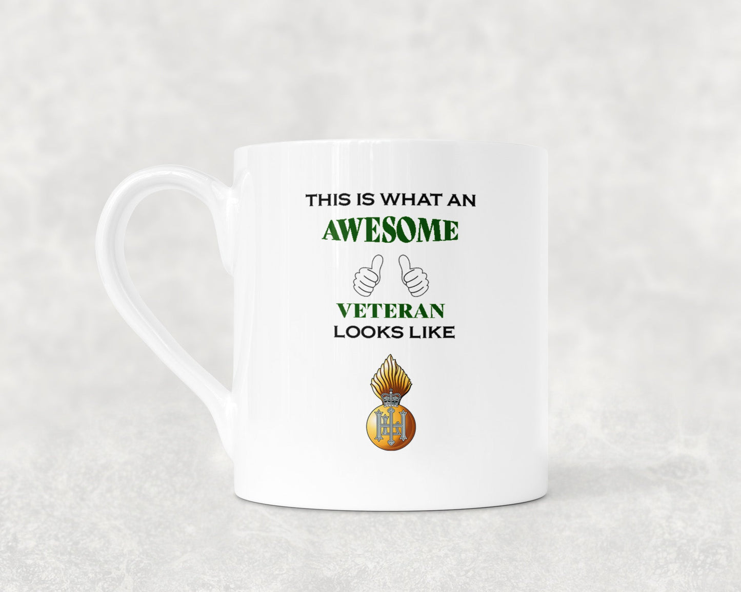 Royal Highland Fusiliers - Veteran - Bone China Mug
