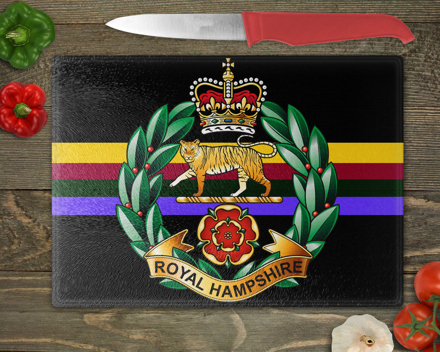 Royal Hampshire Regt - Cutting Board