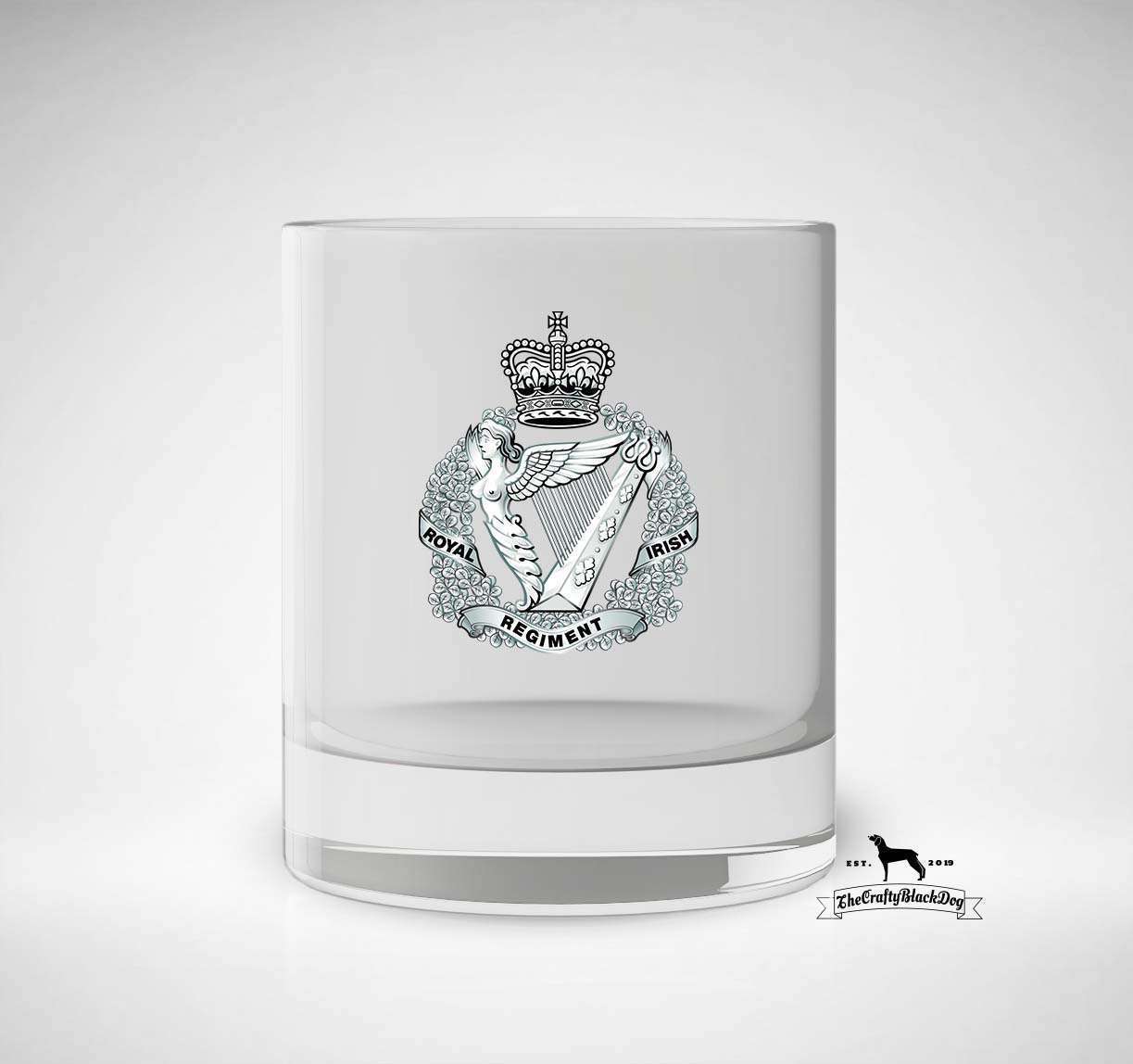 Royal Irish Regiment - Whiskey/Spirit Glass