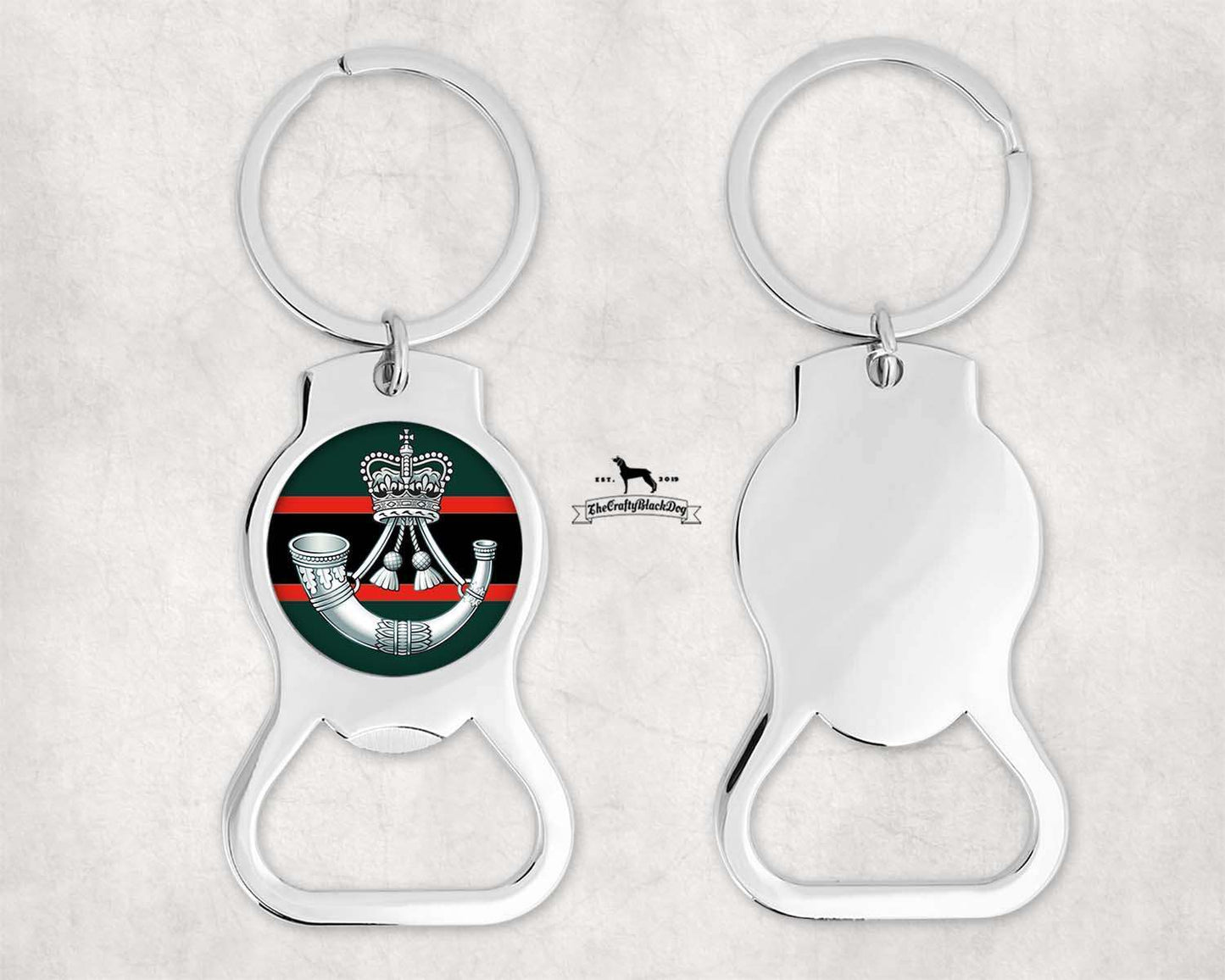 Rifles - Bottle Opener Keyring