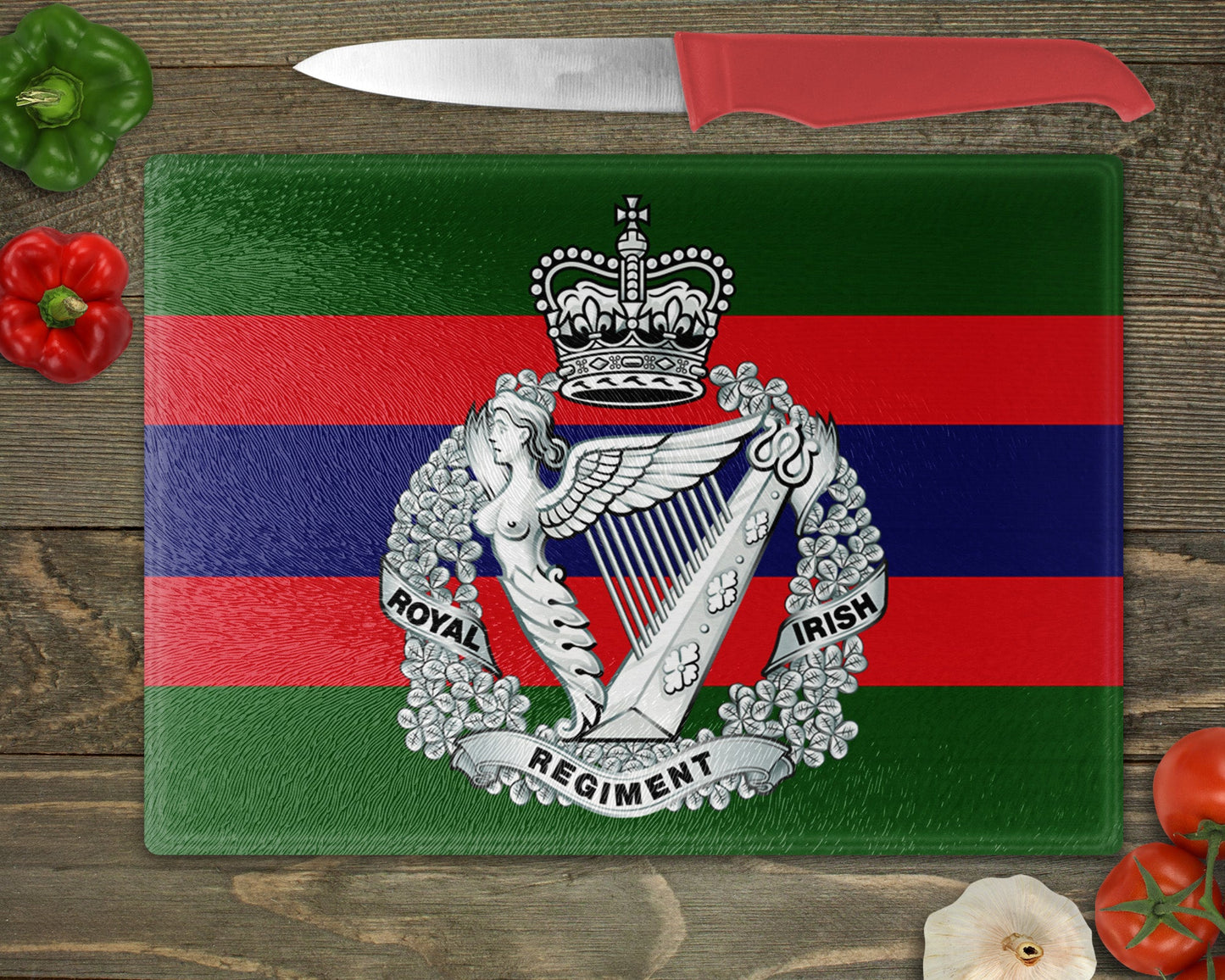 Royal Irish Regiment Crest - Cutting Board