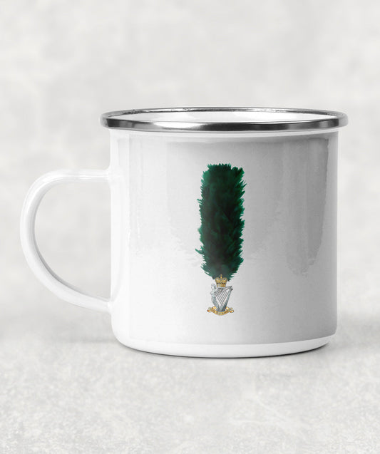Royal Irish Rangers Hackle - Enamel Mug