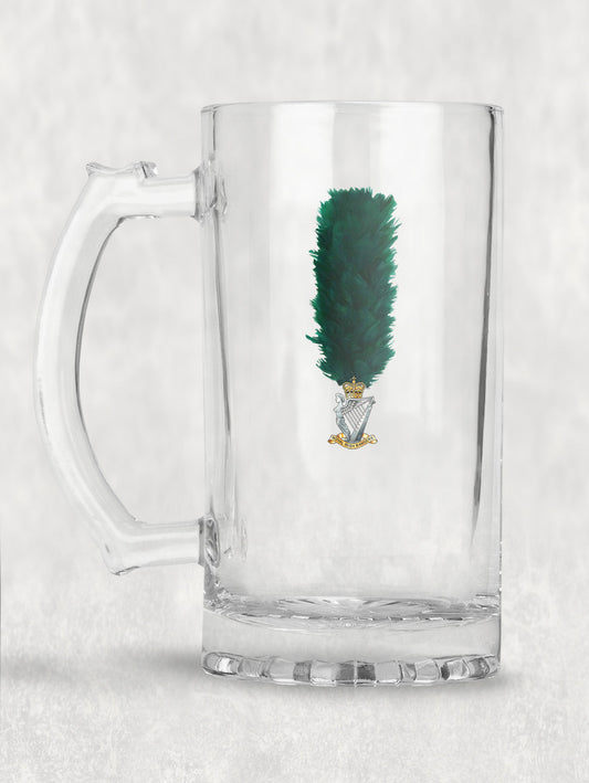 Royal Irish Rangers Hackle - Tankard/Beer Mug/Stein