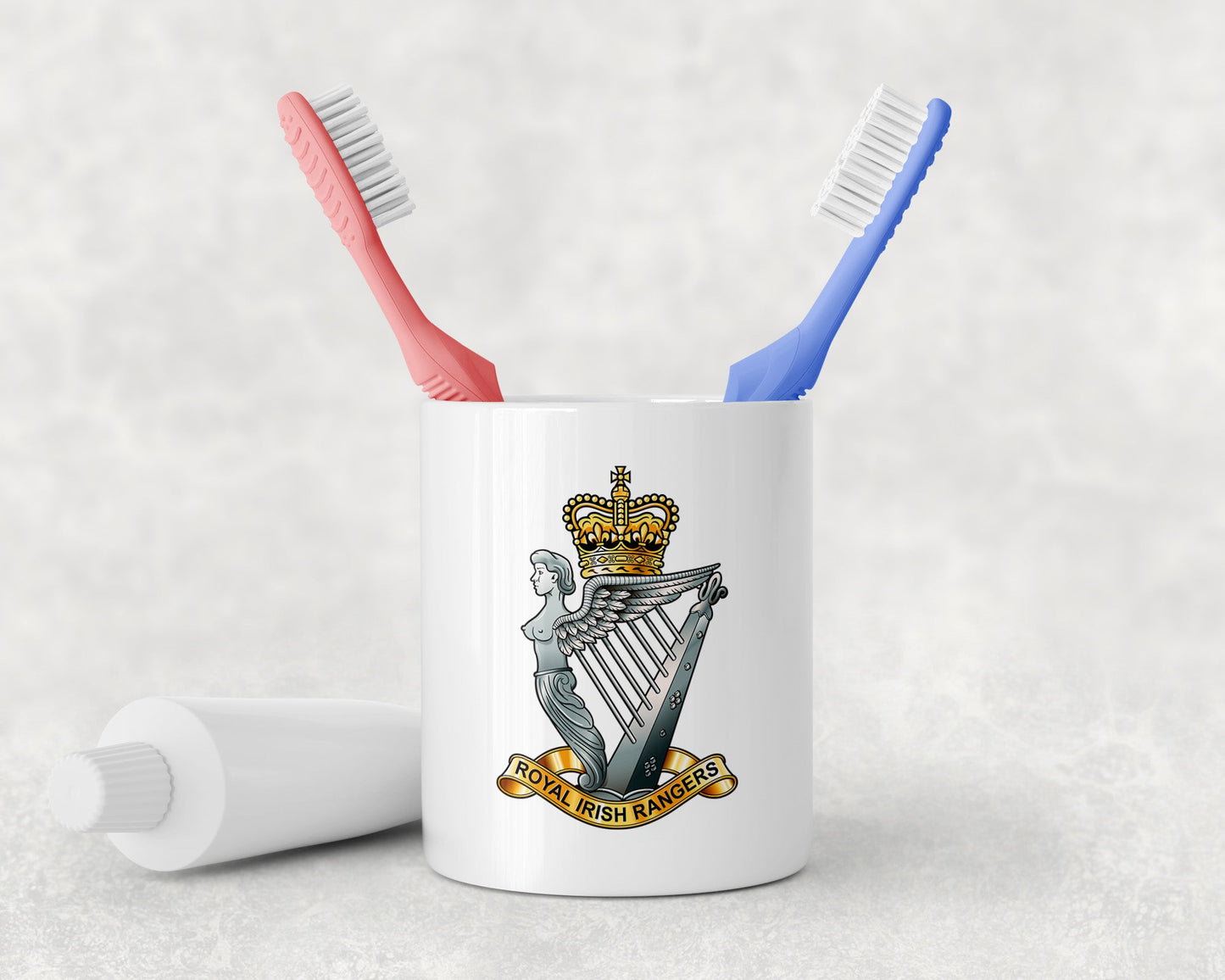 Royal Irish Rangers - Toothbrush Holder and Soap Dispenser