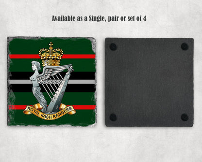 Royal Irish Rangers - Slate Coaster