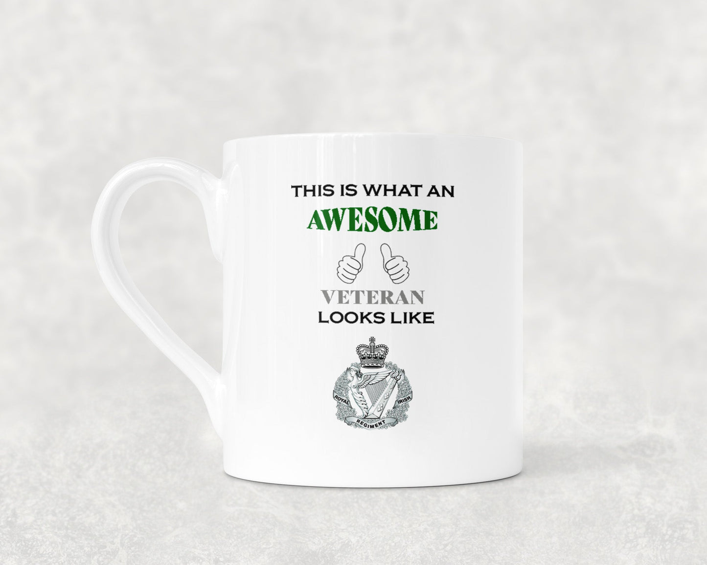 Royal Irish Regiment  - Veteran - Bone China Mug