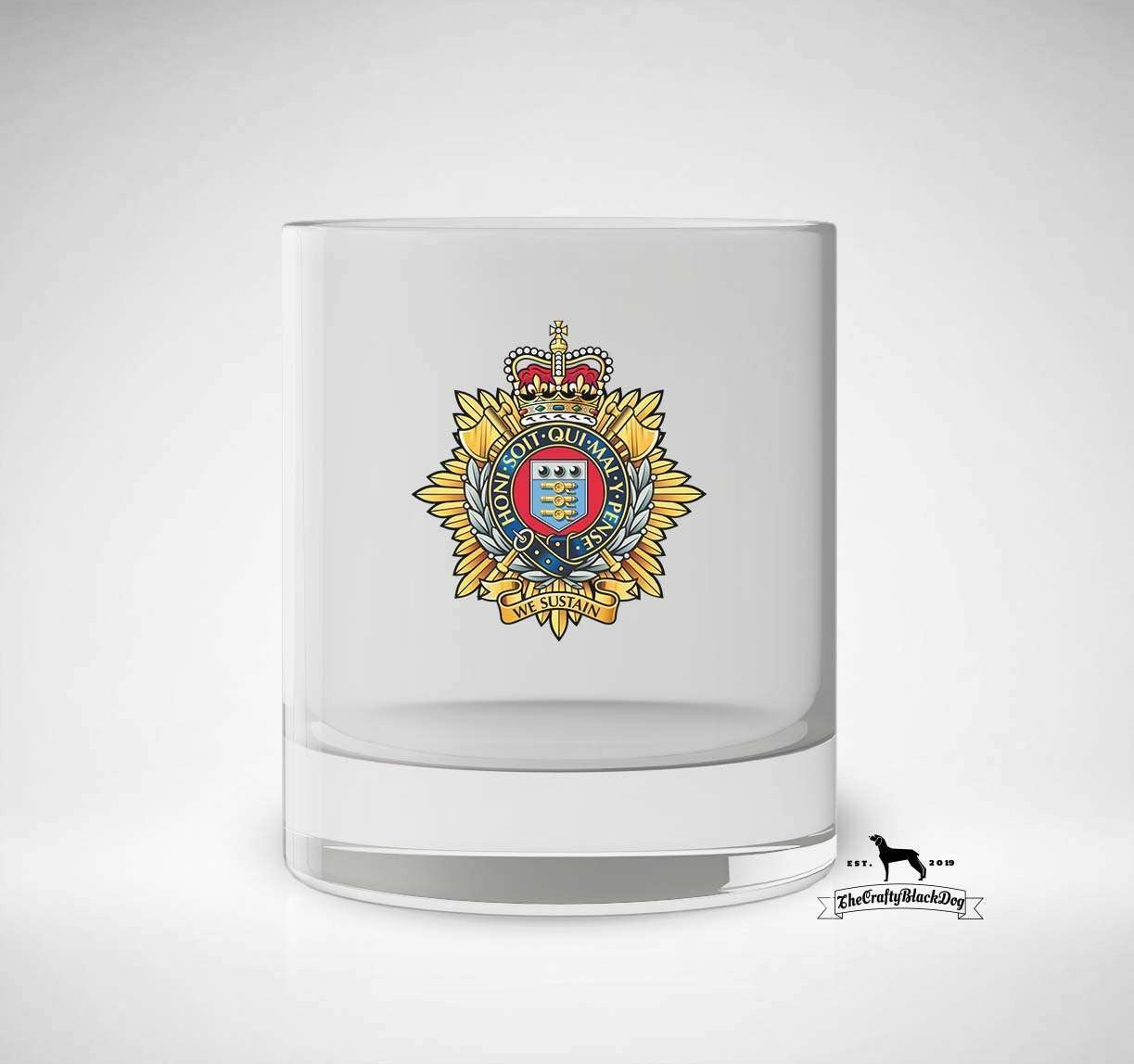 Royal Logistic Corps - Whiskey/Spirit Glass