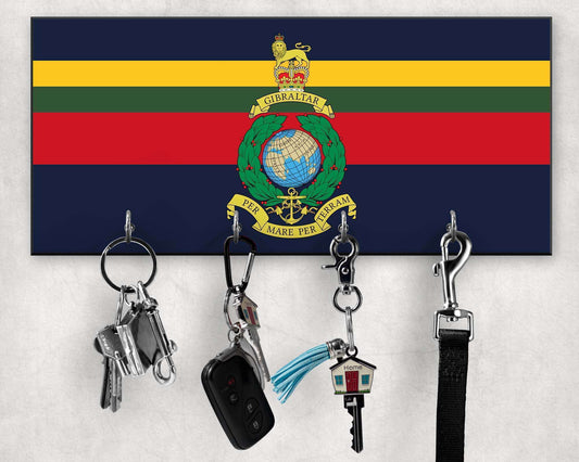 Royal Marines - Wooden Key Holder/Hook