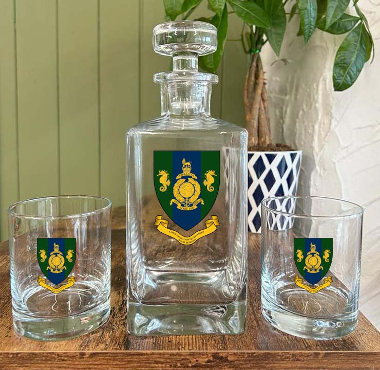 Royal Marines Commando Logistics Regiment - Decanter Set