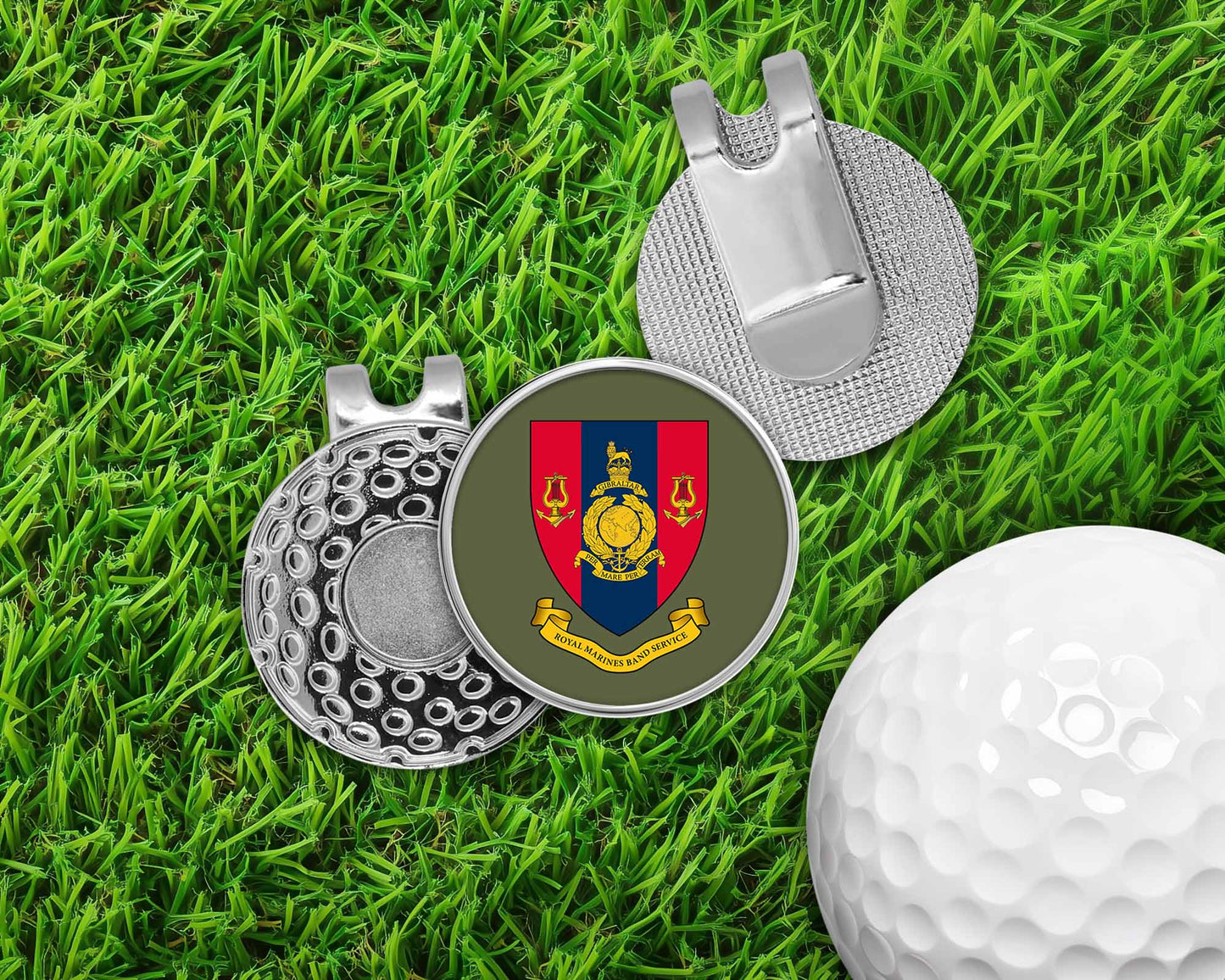 ROYAL MARINES BAND SERVICE - Golf Ball Marker Hat Clip