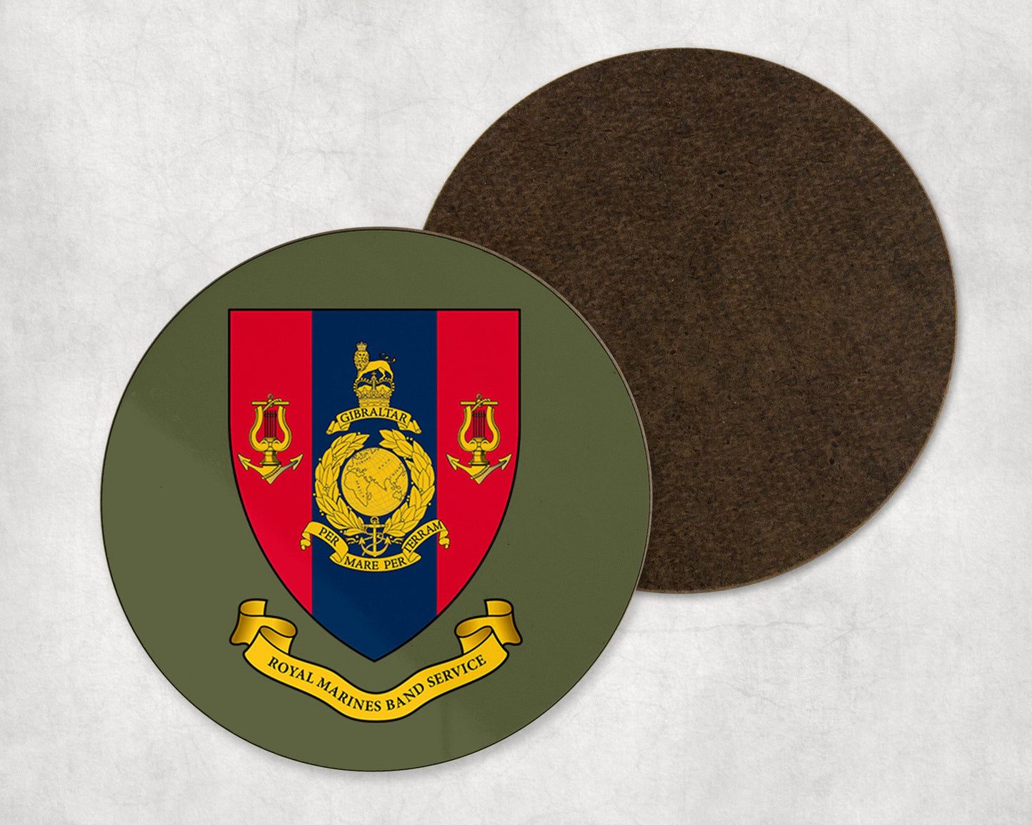 ROYAL MARINES BAND SERVICE  - Round Coaster