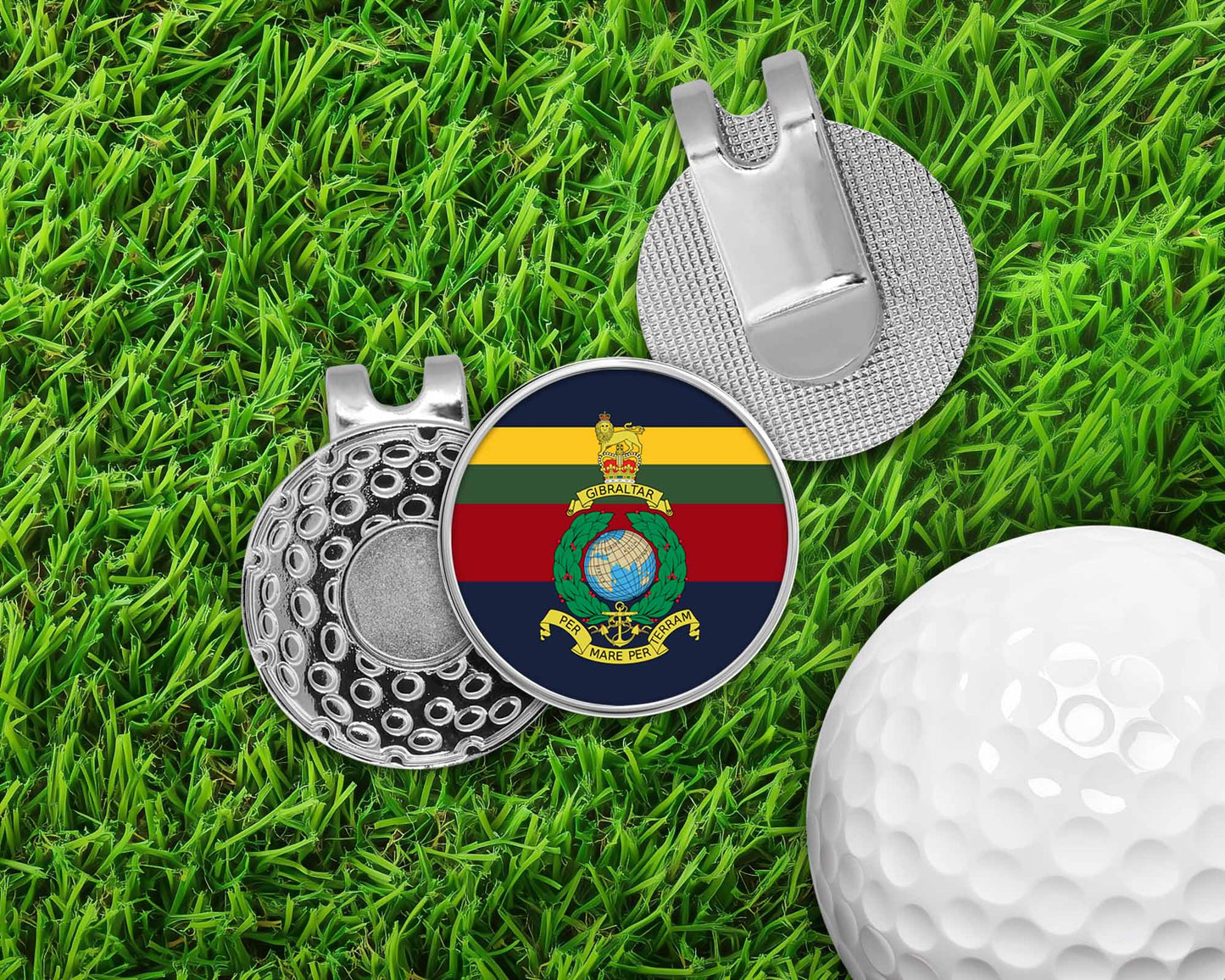 Royal Marines Corps Crest - Golf Ball Marker Hat Clip