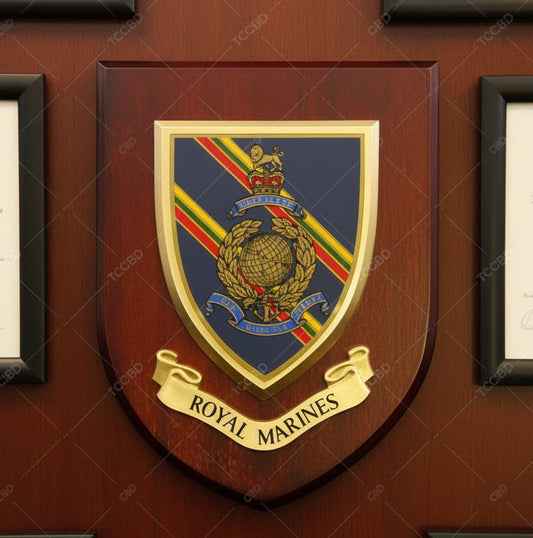 Royal Marines Corps Crest - Wall Shield Plaque | MOD Licensed Seller