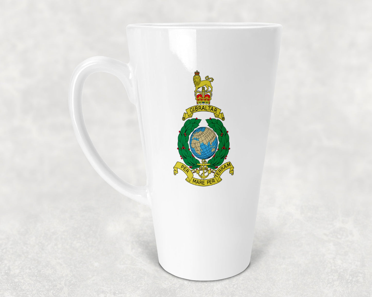 Royal Marines Corps Crest - Latte Mug 17oz