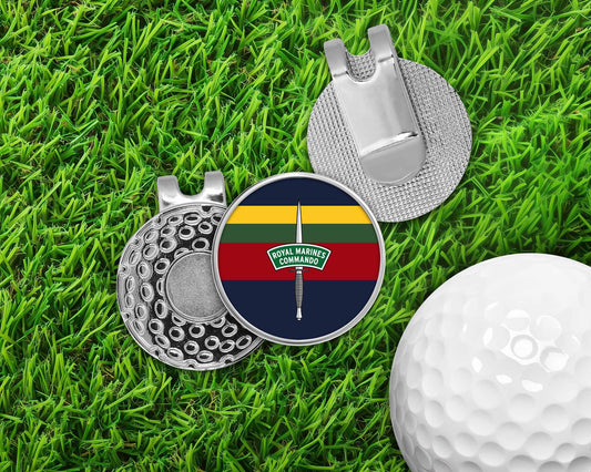 Royal Marines Commando Dagger - Golf Ball Marker Hat Clip