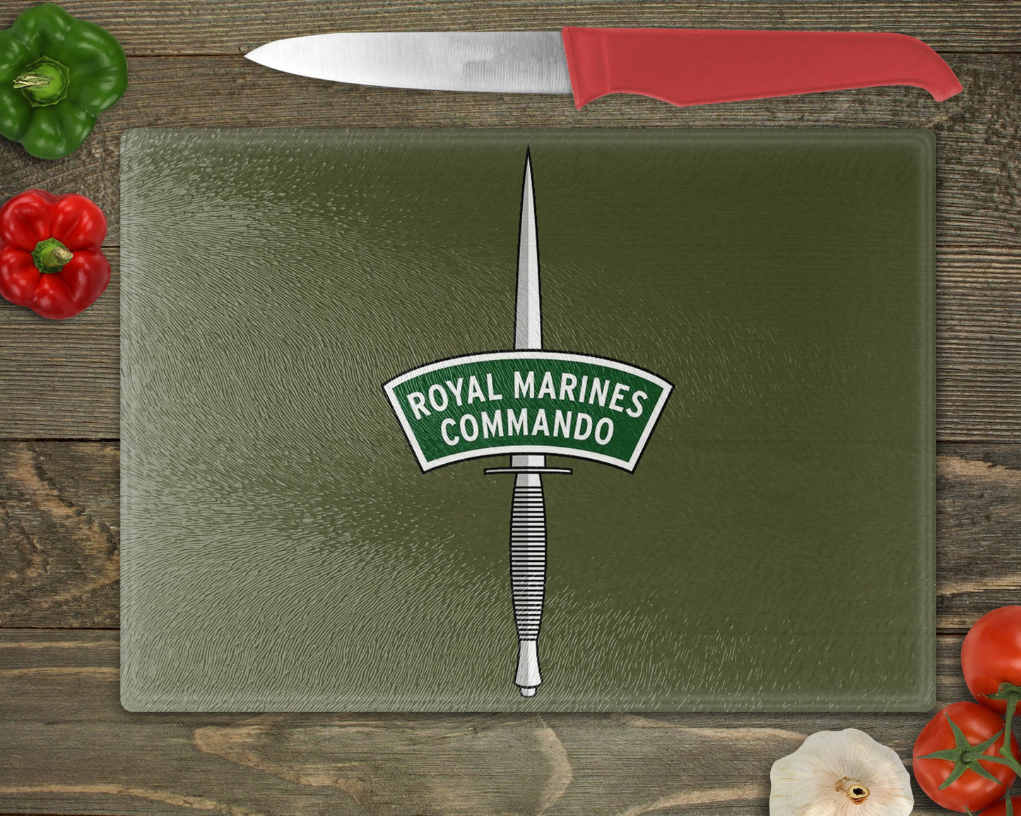 Royal Marines Commando Dagger - Chopping Board