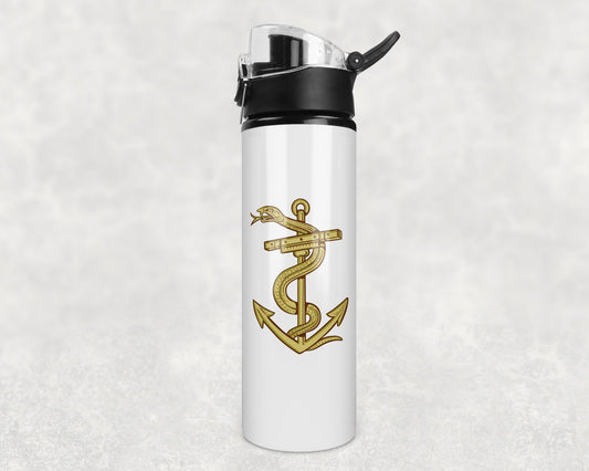 Royal Naval Medical Service - Flip Top Water Bottle