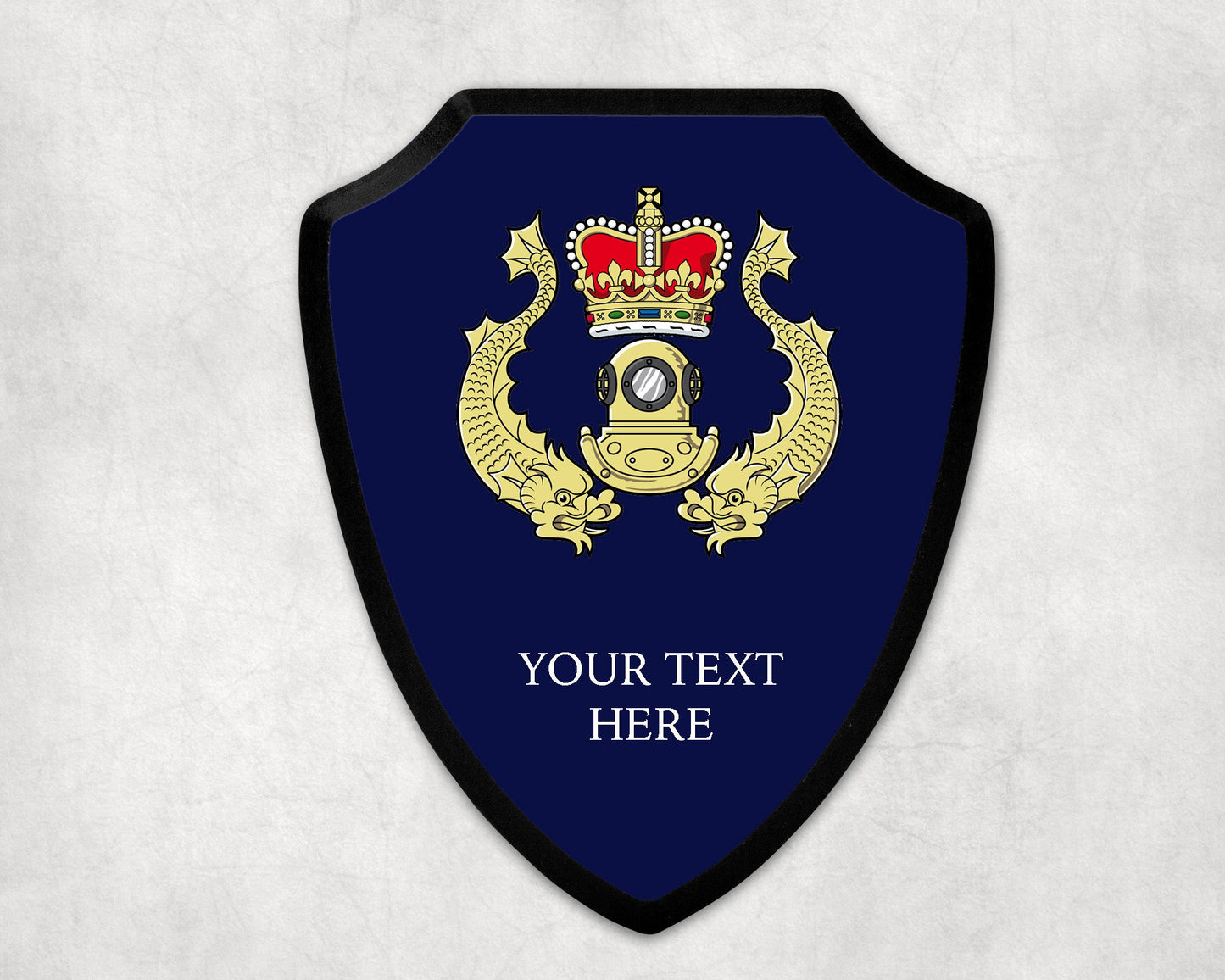 Royal Navy Diver - Royal Navy Printed Wall Shield