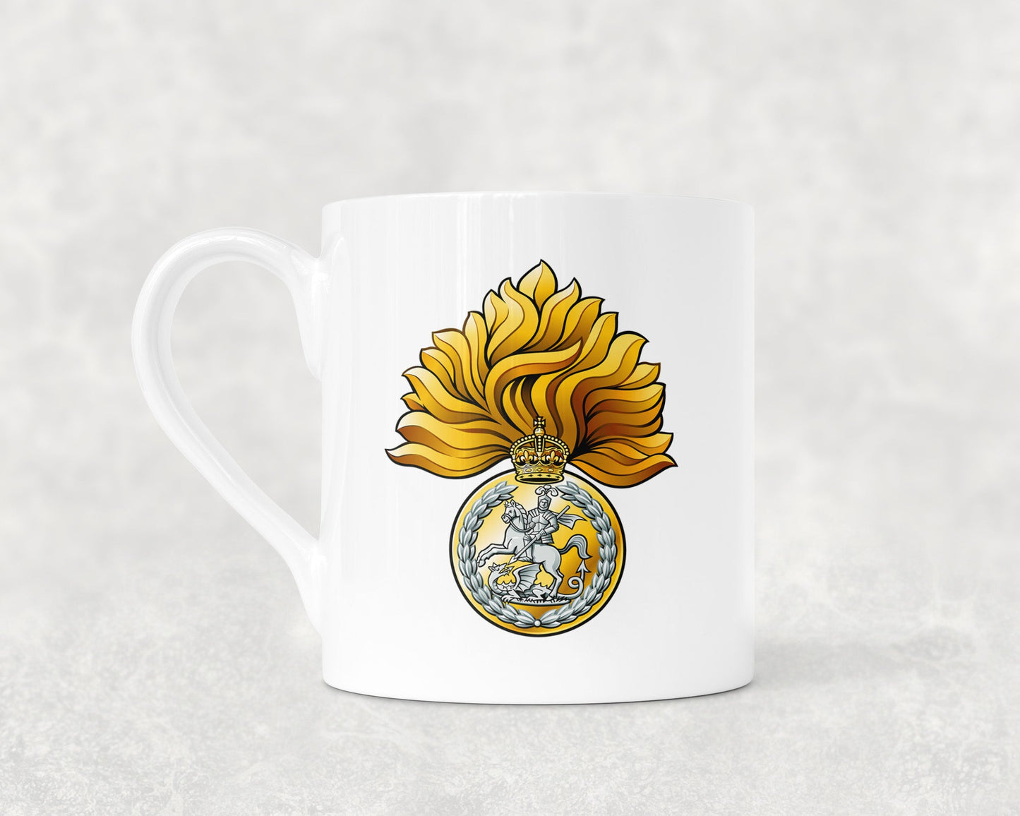 Royal Regiment Fusiliers Crest KC - Bone China Mug