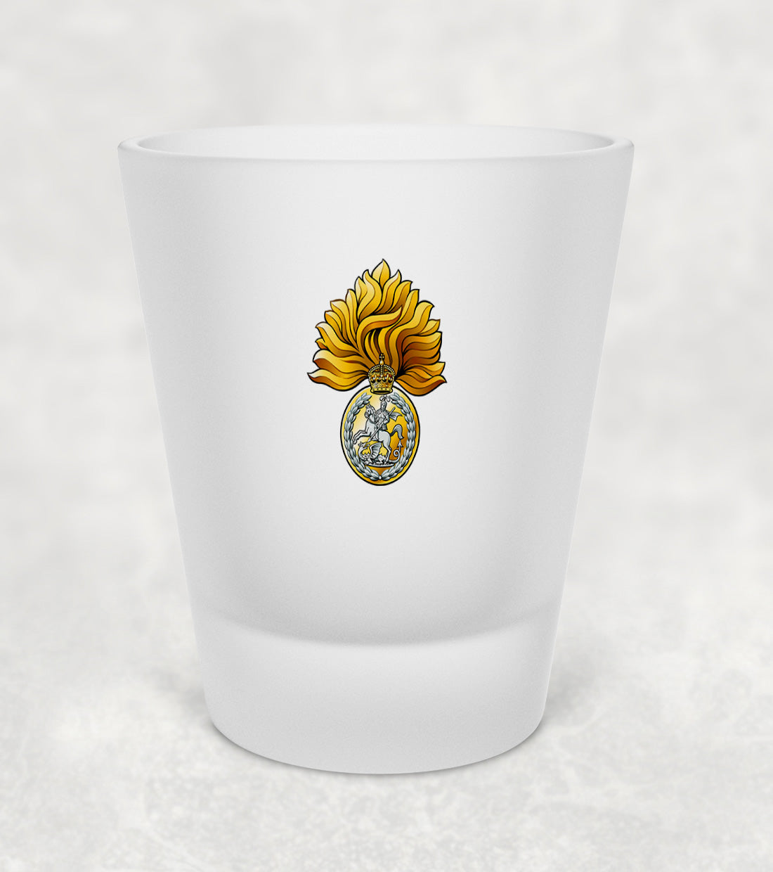 Royal Regiment Fusiliers Crest KC - Shot Glass