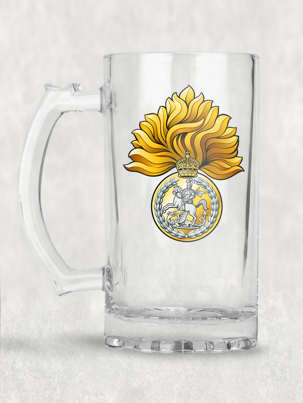 Royal Regiment Fusiliers Crest KC - Tankard/Beer Mug/Stein