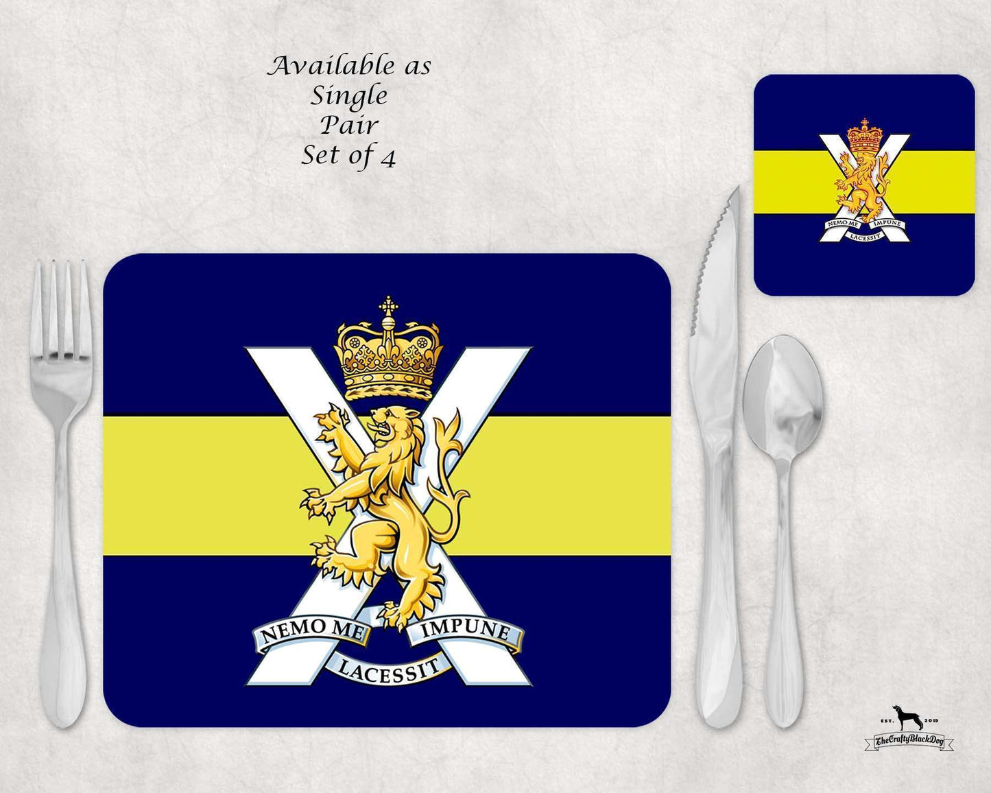 Royal Regiment of Scotland - Placemat & Coaster Set