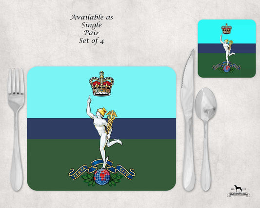 Royal Corps of Signals - Placemat and Coaster Set