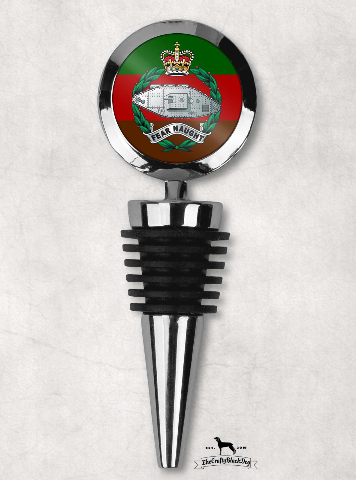 Royal Tank Regiment - Wine Bottle Stopper