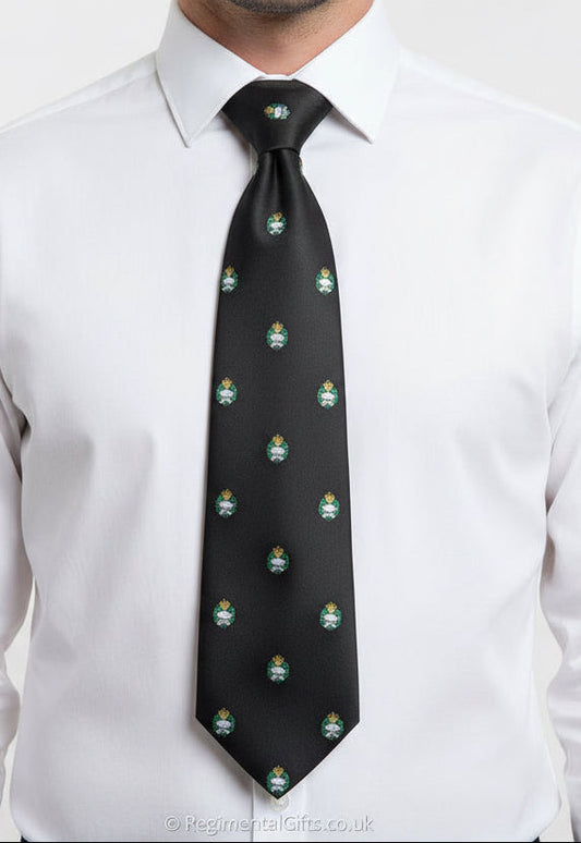 Royal Tank Regiment Regimental Tie (Motif Black)