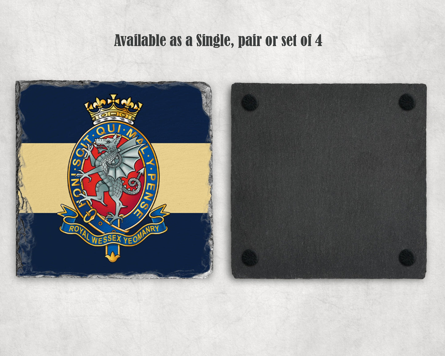 Royal Wessex Yeomanry - Slate Coaster