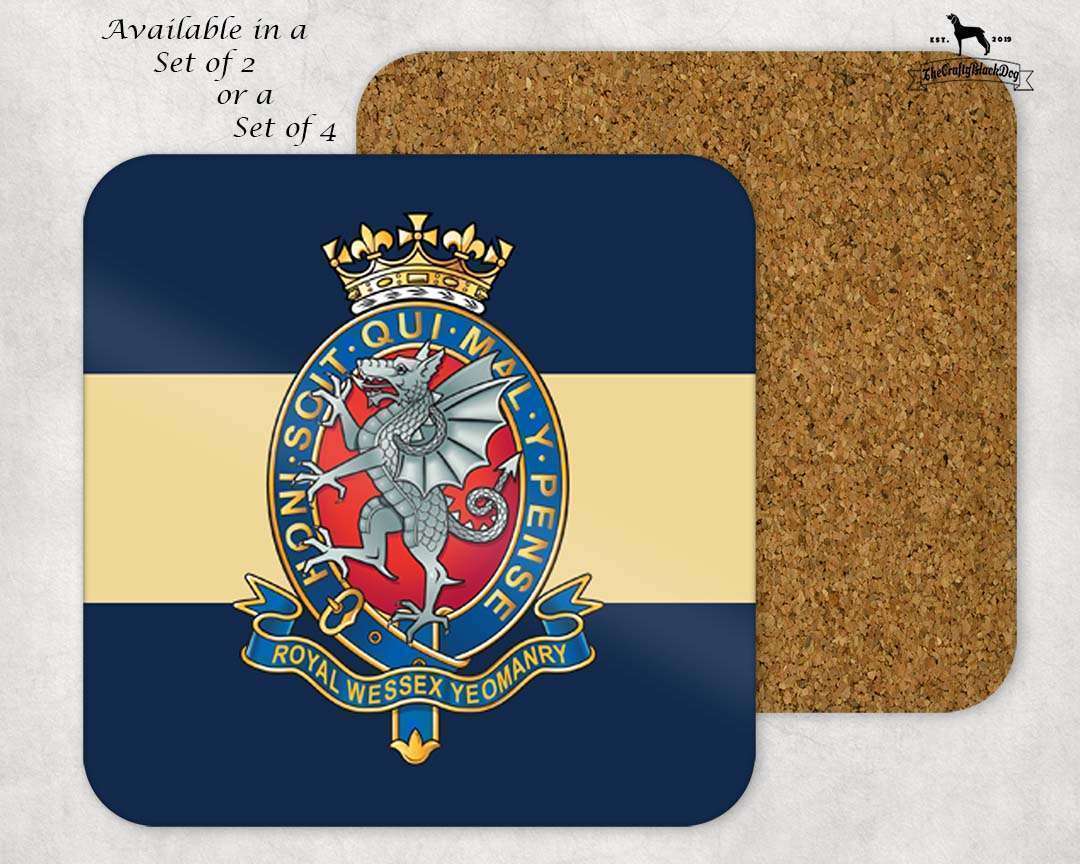 Royal Wessex Yeomanry - COASTER SET