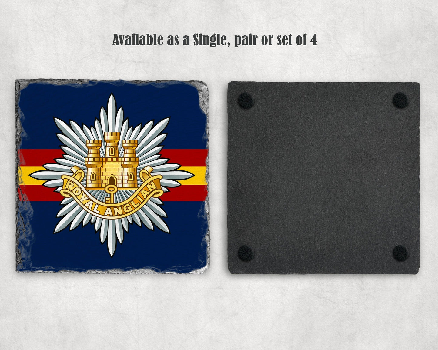 Royal Anglian Regiment - Slate Coaster