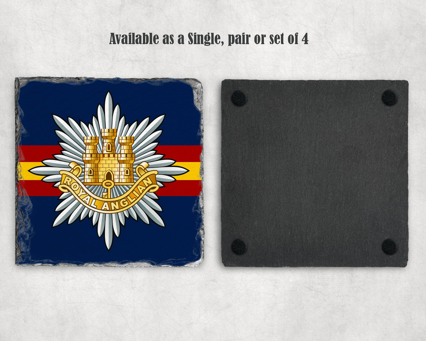 Royal Anglian RegimentÊ - Slate Coaster