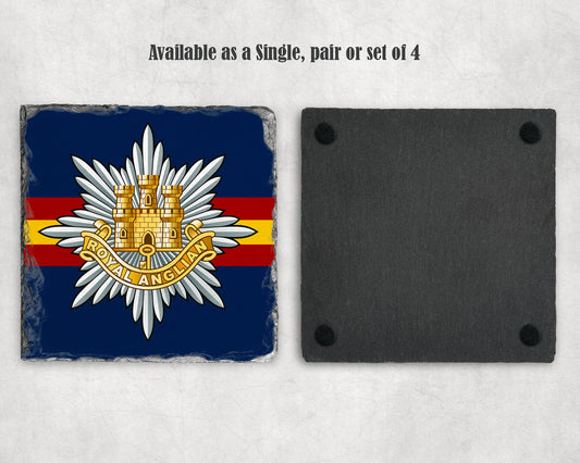 Royal Anglian RegimentÊ - Slate Coaster