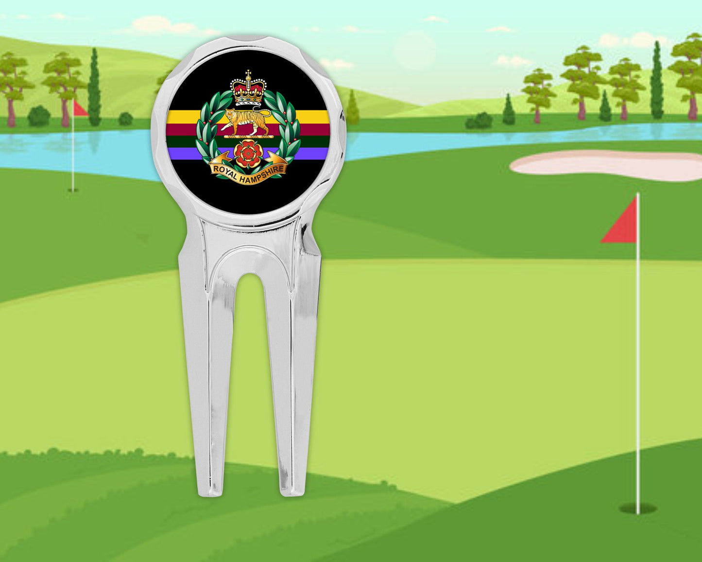 Royal Hampshire Regt - Golf Divot Repair Tool