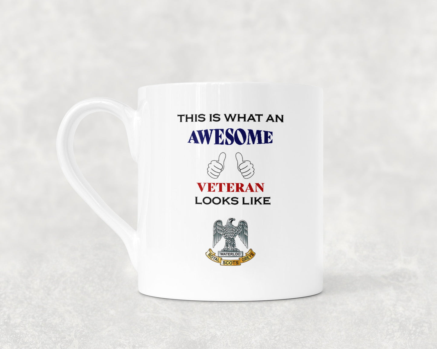 Royal Scots Greys - Veteran - Bone China Mug