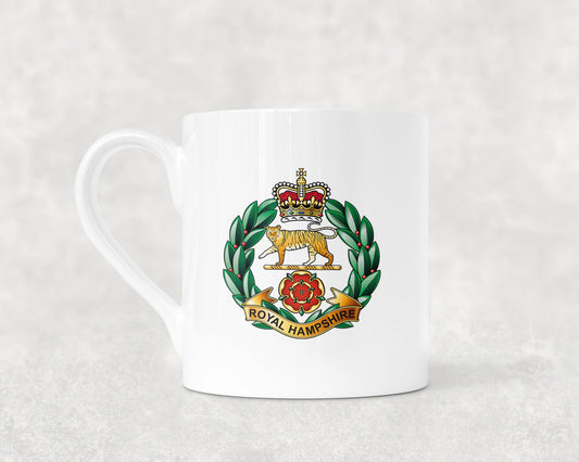 Royal Hampshire Regt - Bone China Mug