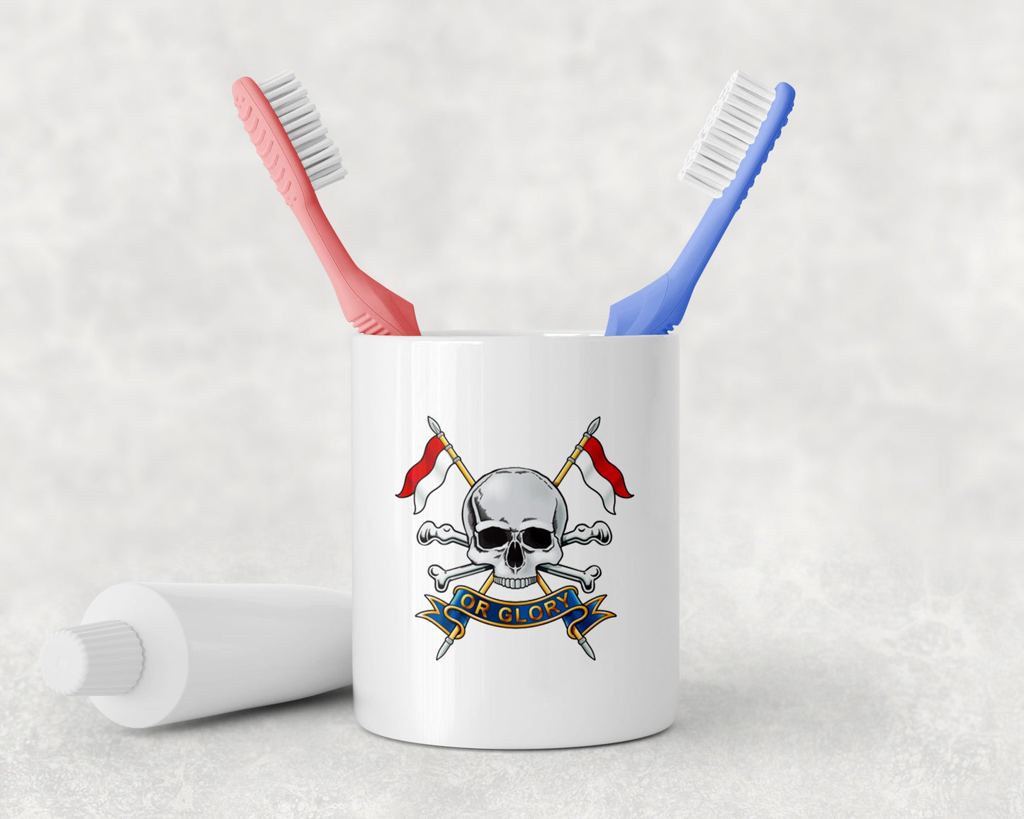 Royal Lancers - Toothbrush Holder and Soap Dispenser