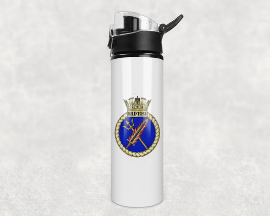 HMS Relentless  - Flip Top Water Bottle