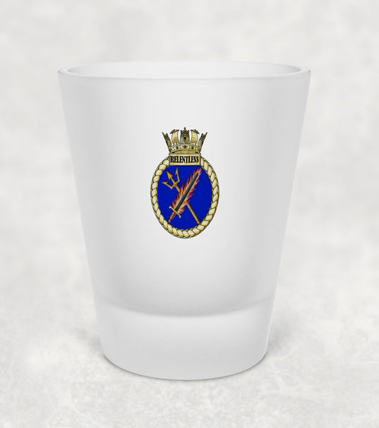 HMS Relentless  - Shot Glass